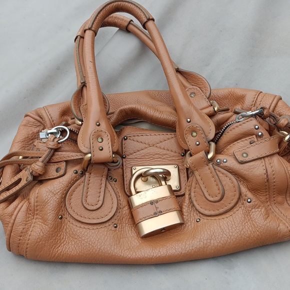 CHLOE CAMEL PADDINGTON Vintage Handbag - Picture 12 of 15